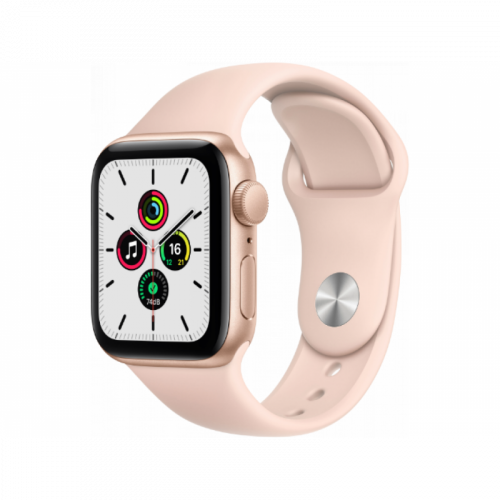 Apple Watch SE 44mm GPS+LTE Gold Aluminum Case w. White Sport Band (MYEP2) б/в